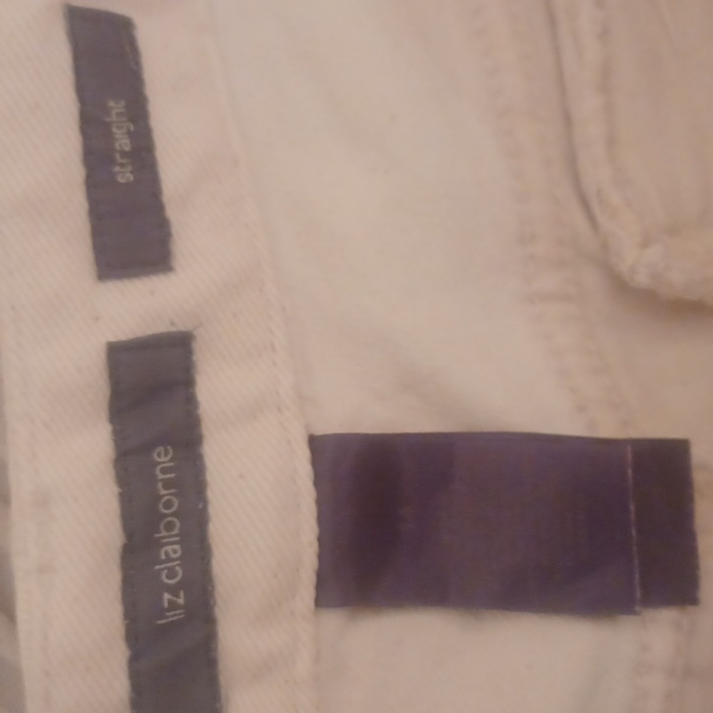 Liz Claiborne ankle canvas jeans - Picture 4 of 8